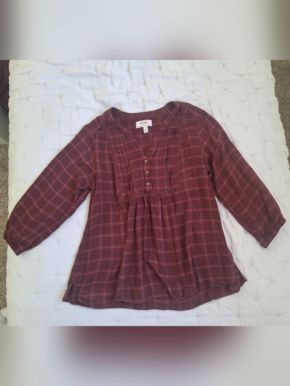 Wrangler Women Plaid Blouse